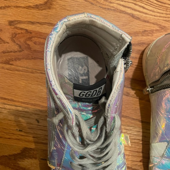 Golden Goose Slide High Tops in iridescent - Picture 4 of 4